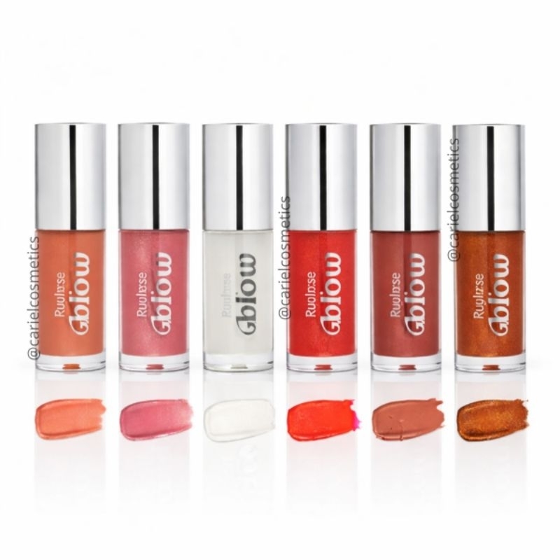 Gloss Labial Ruby Rose Shine Like Linha Blow Efeito Luminoso Maquiagem Fórmula Não Pegajosa