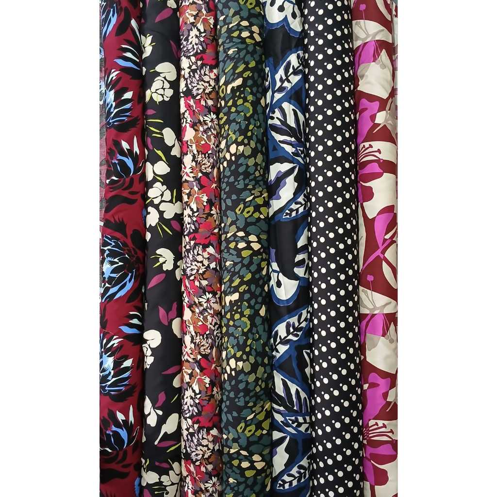 TECIDO VISCOSE ESTAMPADA KHYARA MARCA ROVITEX 1M - 2M - 3M - 5M em Oferta na Shopee