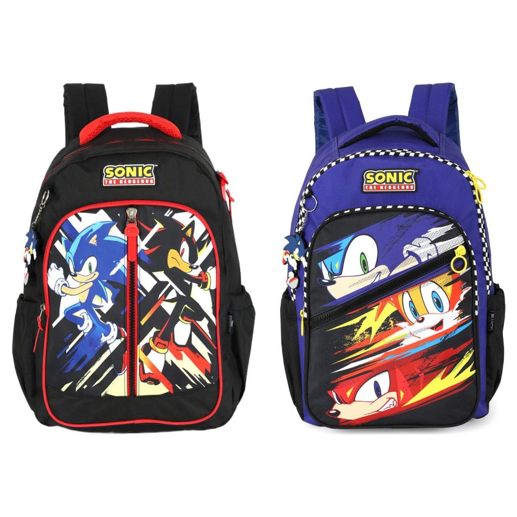 Mochila Escolar Infantil Sonic 40x30cm – Coleção 2026 – Luxcel em Oferta na Shopee