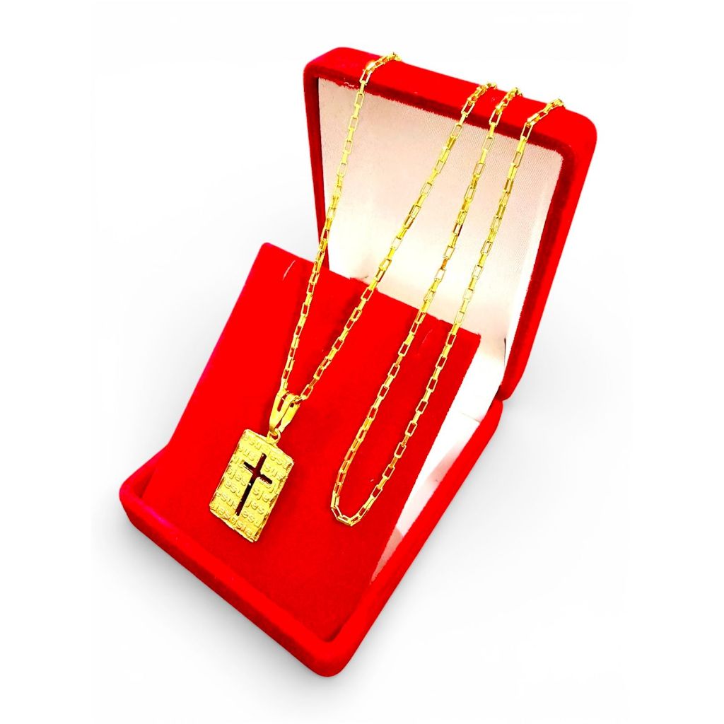 Cordão Tijolinho Veneziana 1.5 MM Masculino com 70Cm + Pingente Banhado a Ouro18 K em Oferta na Shopee