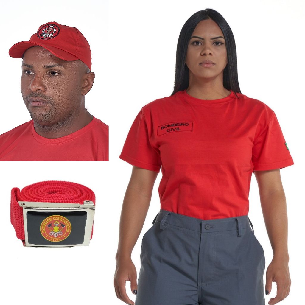 Kit Camiseta Bordada + Boné RipStop E Cinto Resinado em Oferta na Shopee
