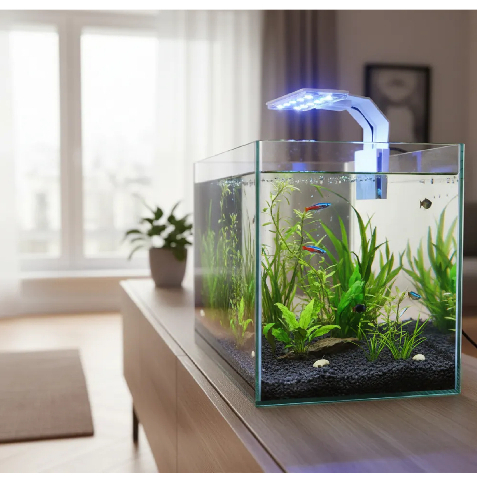 Luminaria de Led 6w Retangular 12cm Hy-120s Aquário