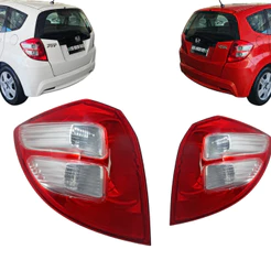 LANTERNA TRASEIRA HONDA FIT 2008 2009 2010 2011 2012 2013 E 2014 RUBI