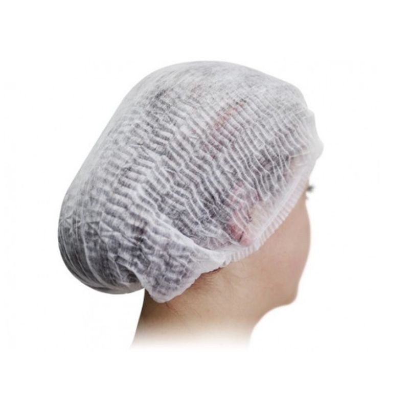 Kit 100 Toucas Descártaveis Touca Branca em Oferta na Shopee