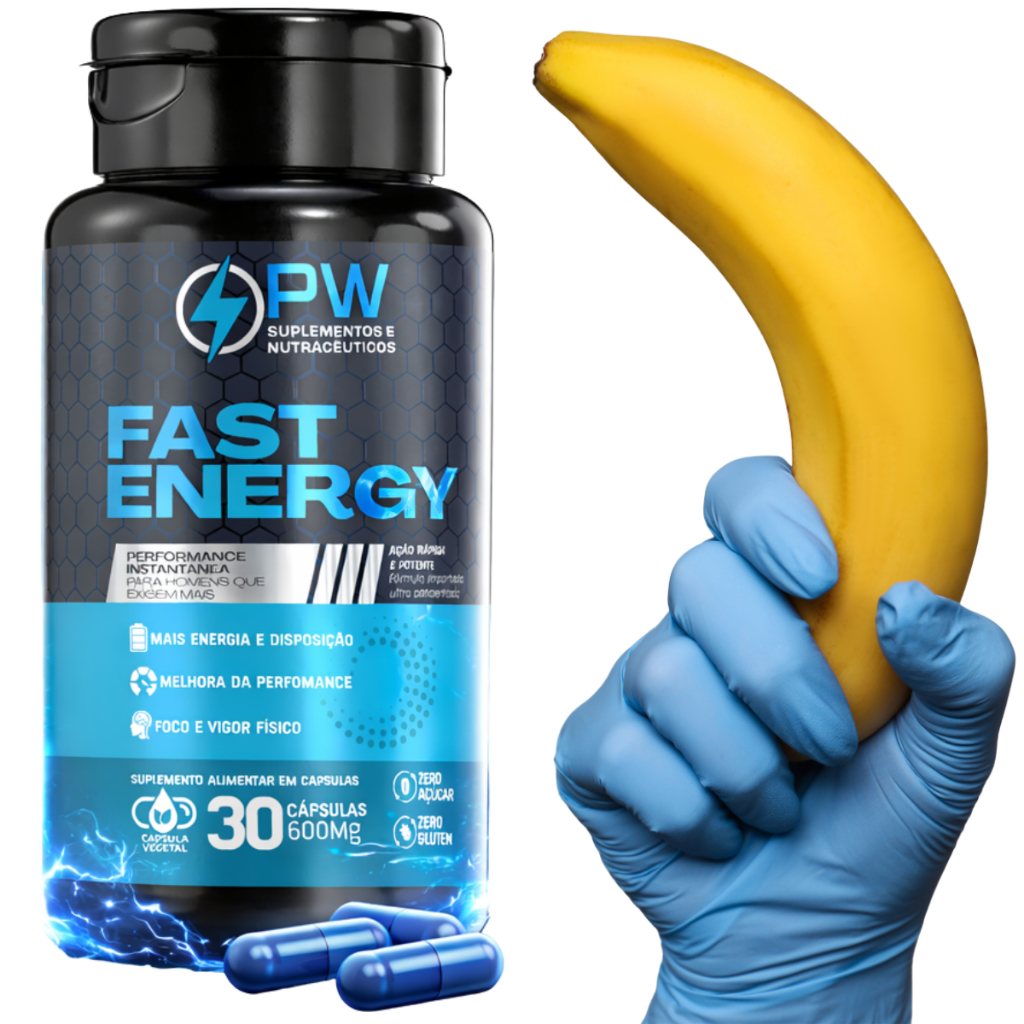 1 Suplemento Alimentar Multivitamínico Revigorante Masculino Fast Energy 30 Cáps Balanço Energético Máximo Desempenho