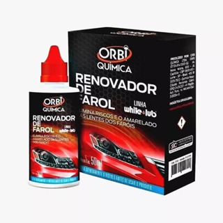 Renovador/Revitalizador de Farol Orbi Química - Com Estopa - Tira Amarelado e Aspecto Fosco 50ml em Oferta na Shopee
