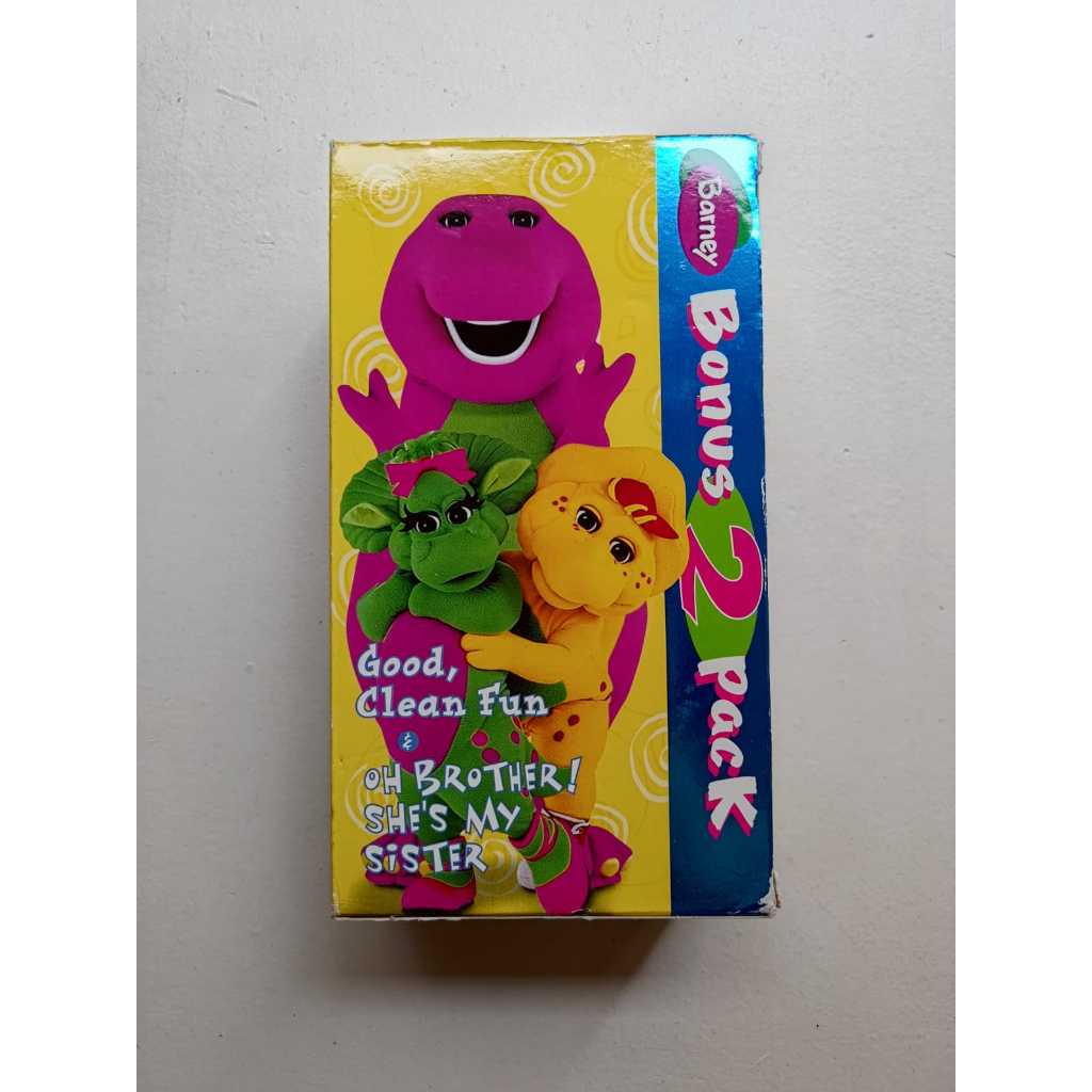 Barney e Seus Amigos - Kit 2 VHS Originais (Importado) - Relíquia Colecionável - Raro