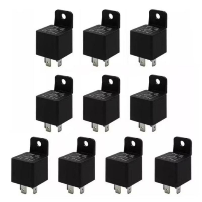 kit 10 Rele Pisca Universal 3 Pinos 14a 12v Cinoy