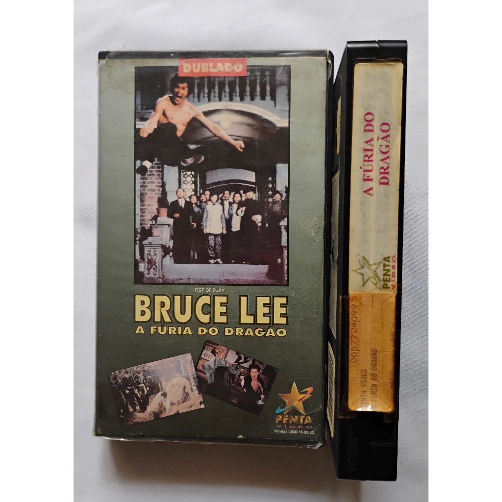VHS Bruce Lee: A Fúria do Dragão (dublado)