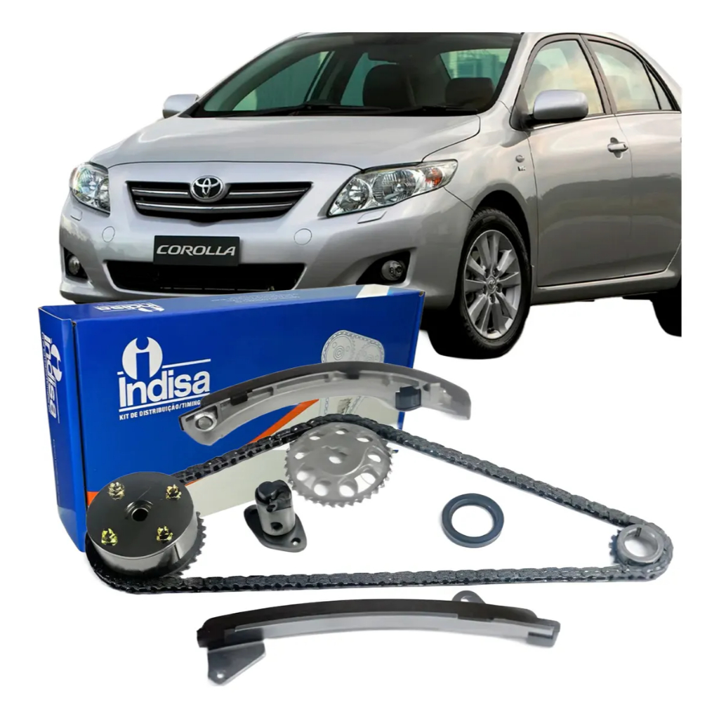 Kit Corrente Comando Toyota Corolla 1.6 1.8 2003 Até 2010