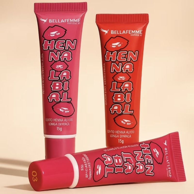 Henna Labial BellaFemme 15g 1 unidade em Oferta na Shopee