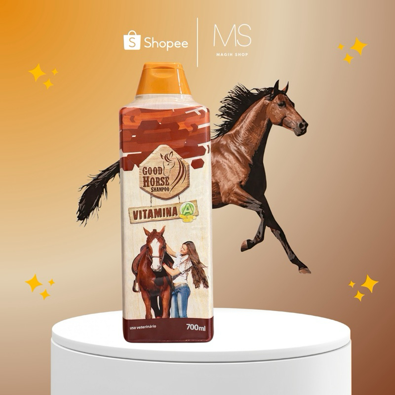 Shampoo Good Horse Crescimento Capilar Fortalecedor Vitamina A Anti Queda