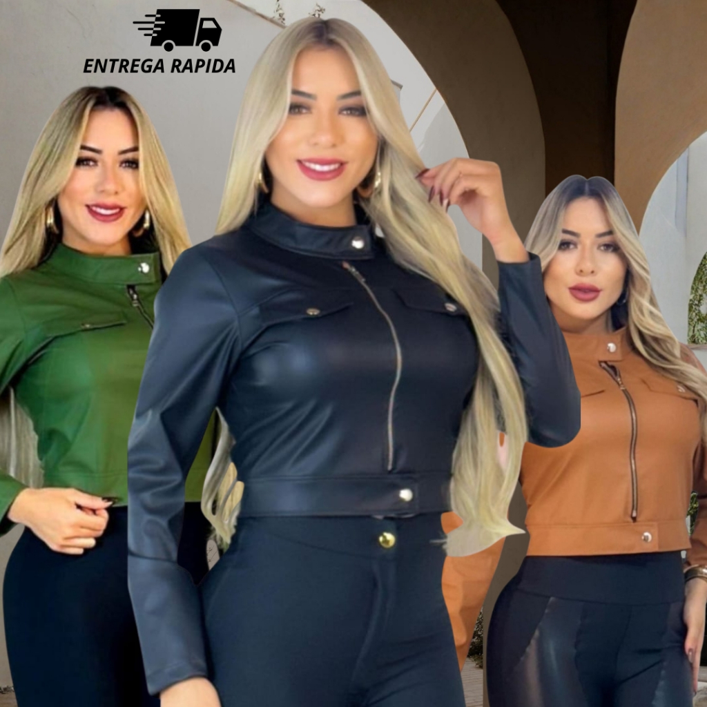 KIT 3 JAQUETAS FEMININA C0URO