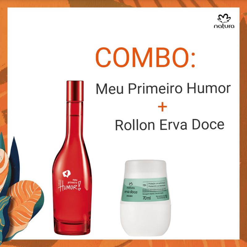 Combo Natura Meu Primeiro Humor e Rollon Erva Doce