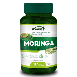 1 Potes de Moringa Oleifera 120 Cápsulas 500mg - Antioxidante Natural em Oferta na Shopee