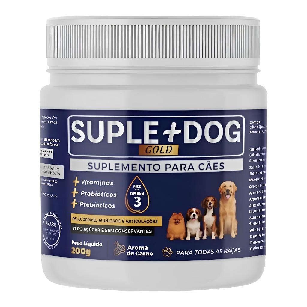 Suplemento Cachorro Probióticos - Queda de Pelos Coceiras Dermes Imunidade 200g em Oferta na Shopee