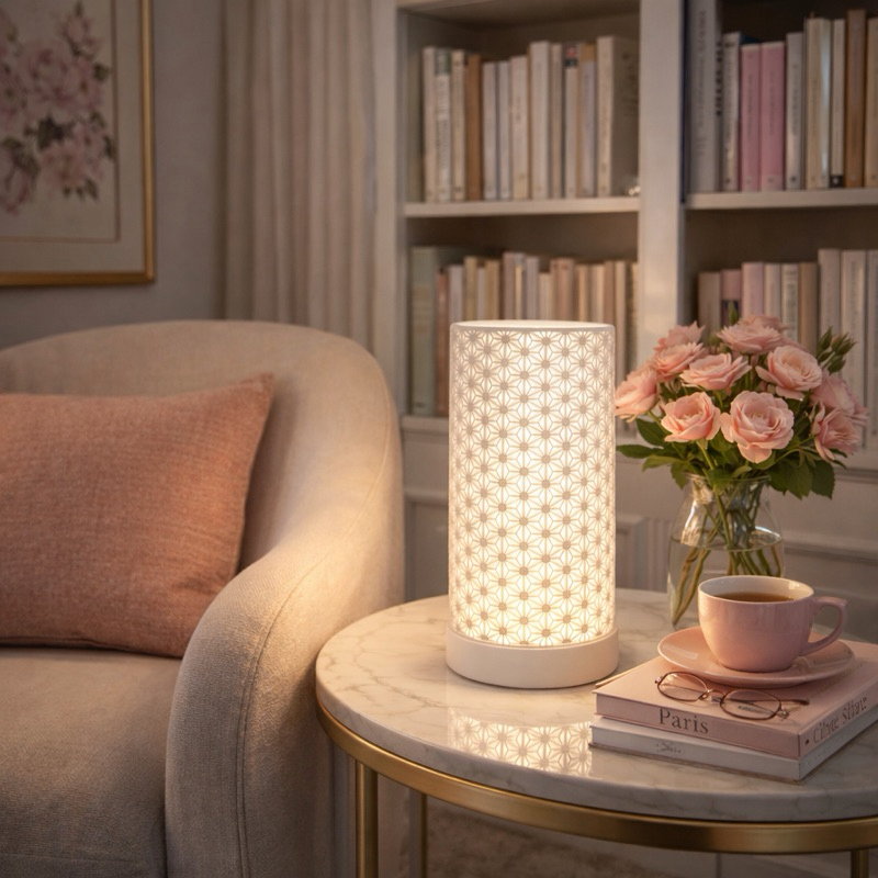 Imagem Luminária Abajur Japonesa Decoração Sofisticada Minimalista Zen