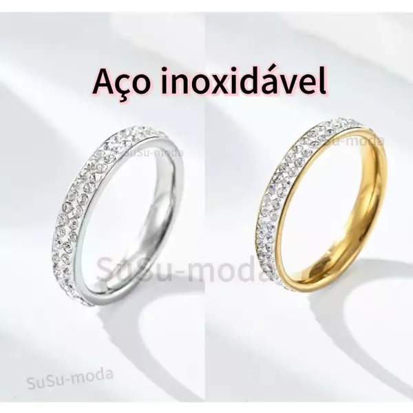 Anéis femininos banhados a ouro ou prata 925, incrustados com cristal de zircônia, anéis de casal