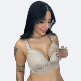 Sutiã Amamentação Premium Bojo Soft Não Amassa De Renda Reforçado Maternidade Gestante Pós Parto Confortável em Oferta na Shopee