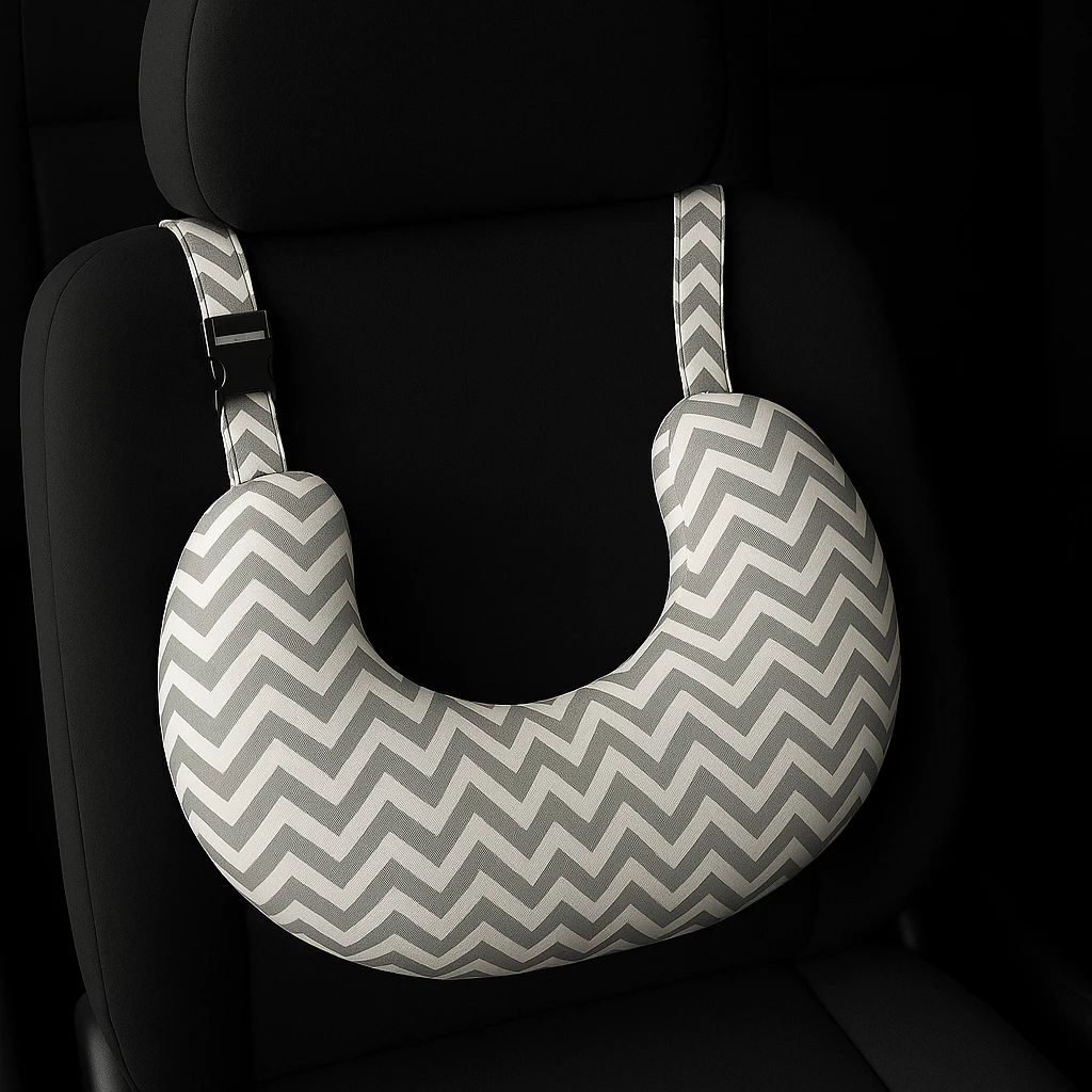 Almofada Para Pescoço Infantil Apoio Cabeça Bebe Cadeirinha Confortável Viagens Carro Proteção