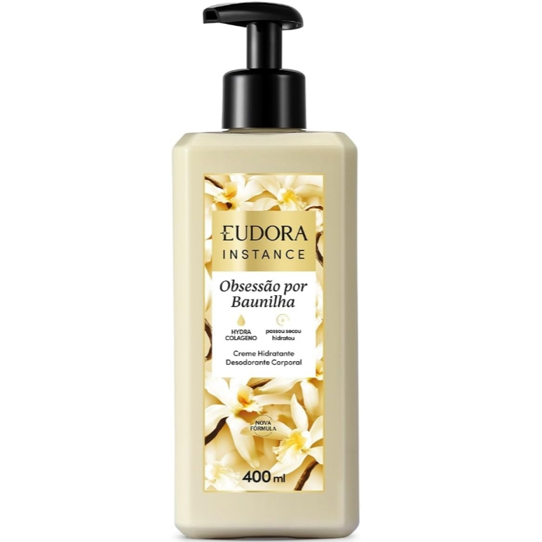 Eudora Hidratante  Corporal Obsessão por Baunilha Instance 400ml