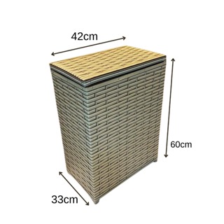 Cesto De Roupa Suja -S- Roupeiro de Fibra Sintética vertical 70 litros 42X33X60, Organizador Lavanderia s em Oferta na Shopee