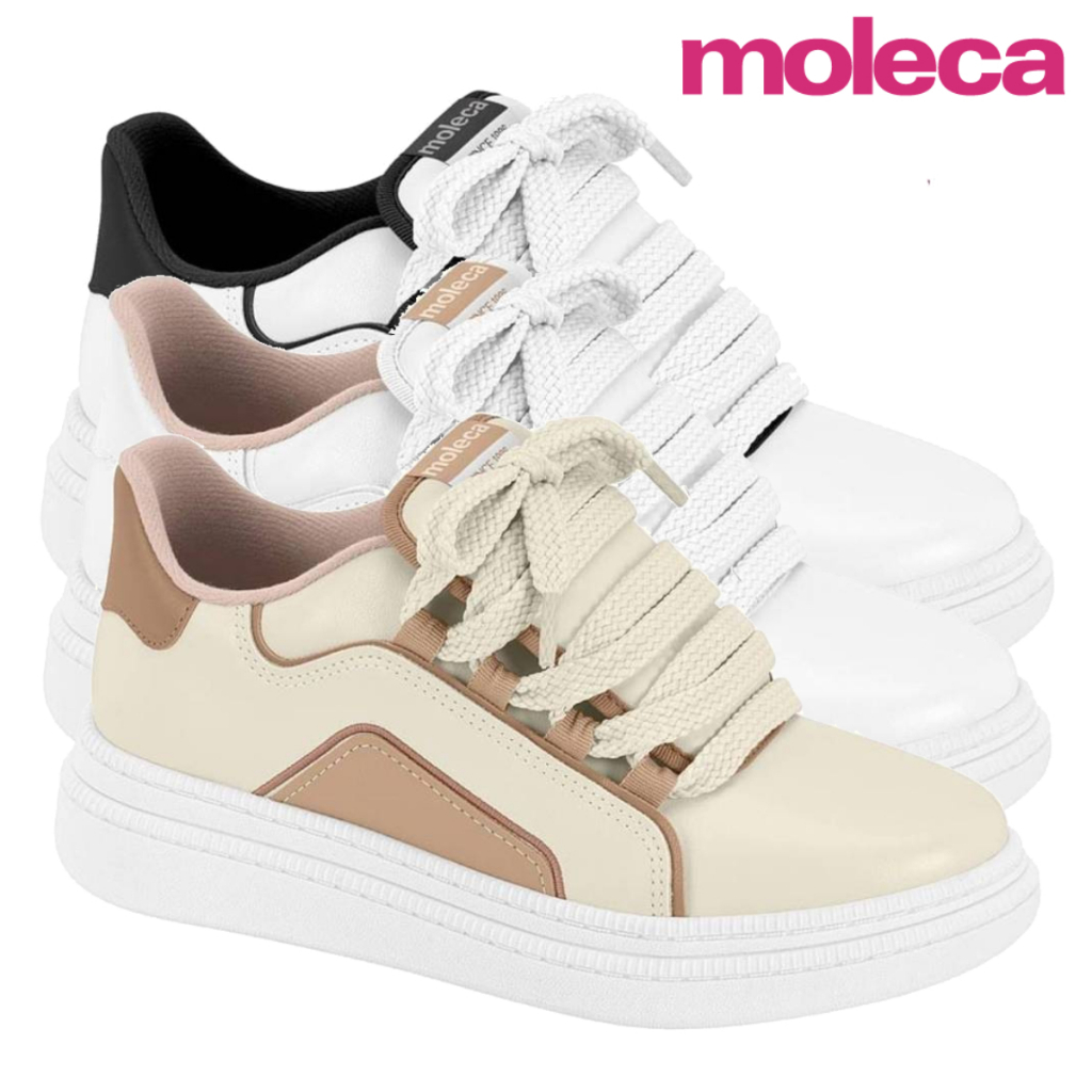 Tênis Feminino Moleca Casual Street Dulce María Confortável Original 5816.105