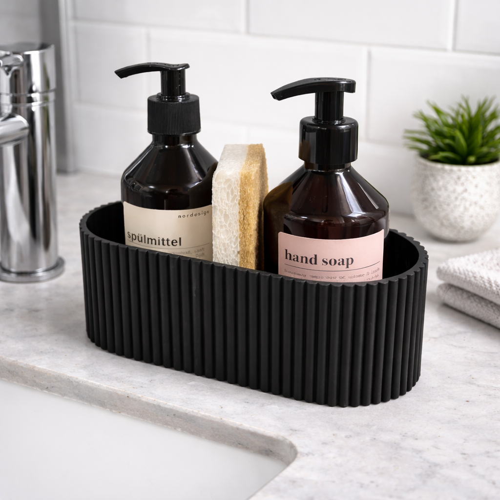 Organizador banheiro pia Canaletado Design Moderno Minimalista compacto