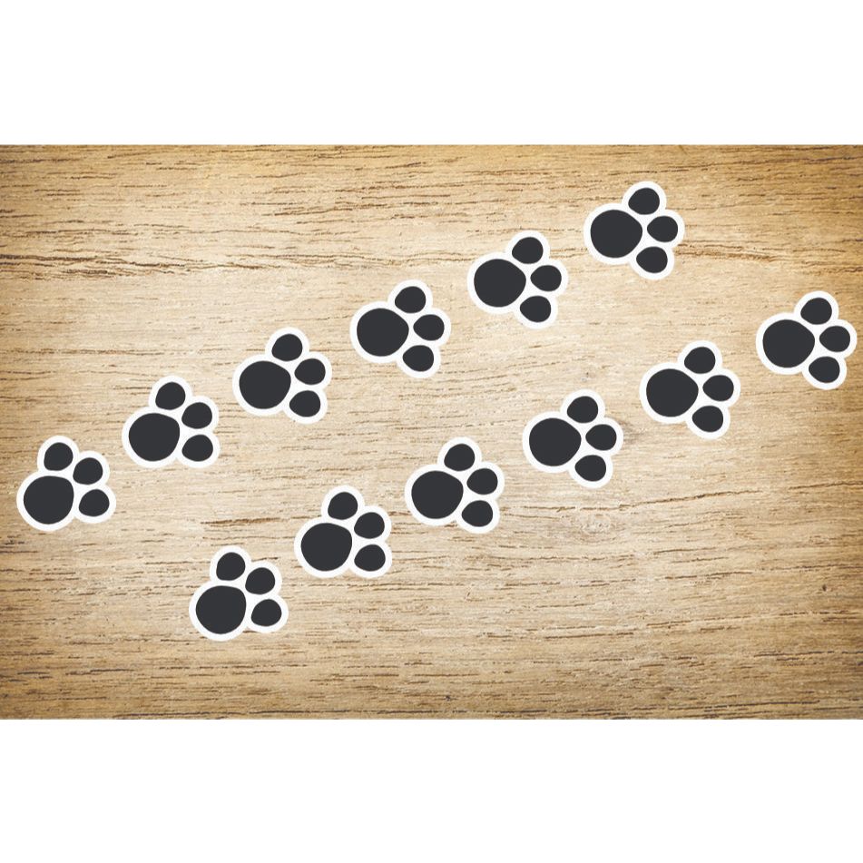 Adesivos Patinhas de Páscoa – 210 Patinhas Decorativas + Plaquinhas adesivo