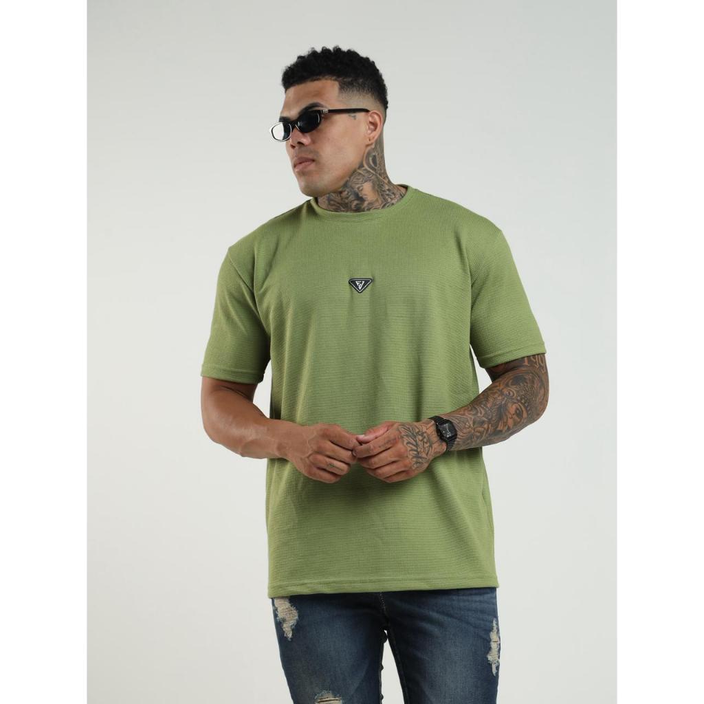 Camisa Oversized Lisa Estilo Streerwear Tricô Texturizado Algodão Premium a Pronta Entrega