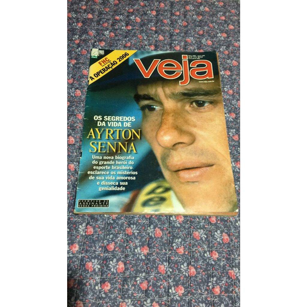 Revista Veja - Edição 1849 (14/04/2004) - Manchete: Os segredos da vida de Ayrton Senna