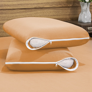 Kit 2, 4 ou 6 Capas Protetoras de Travesseiro malha gel com zíper,  70 X 50 cm em Oferta na Shopee