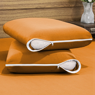 Kit 2, 4 ou 6 Capas Protetoras de Travesseiro malha gel com zíper,  70 X 50 cm em Oferta na Shopee