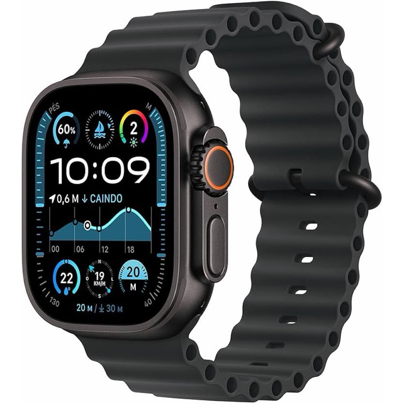 Apple Watch Ultra 2 GPS Caixa natural de titânio de 49 mm • Pulseira loop - Envio imediato