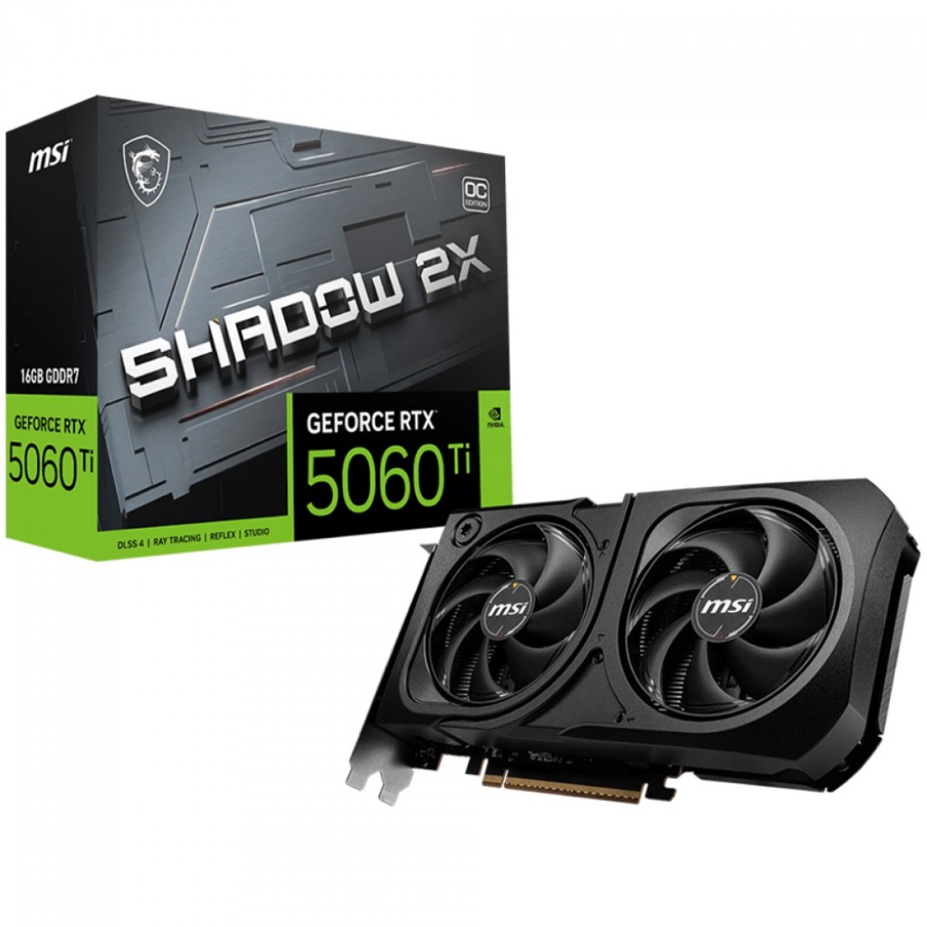 RTX 5060 8GB GDDR7 128BITS SHADOW 2X OC MSI 912-V537-038 MSI