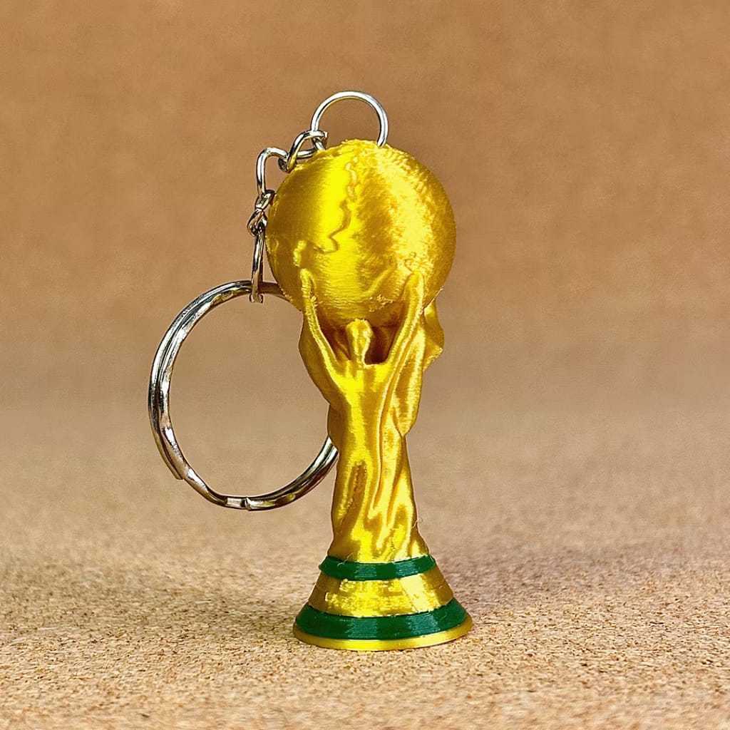 Chaveiro Troféu da Copa do Mundo – Seleção Brasileira – Miniatura Colecionável