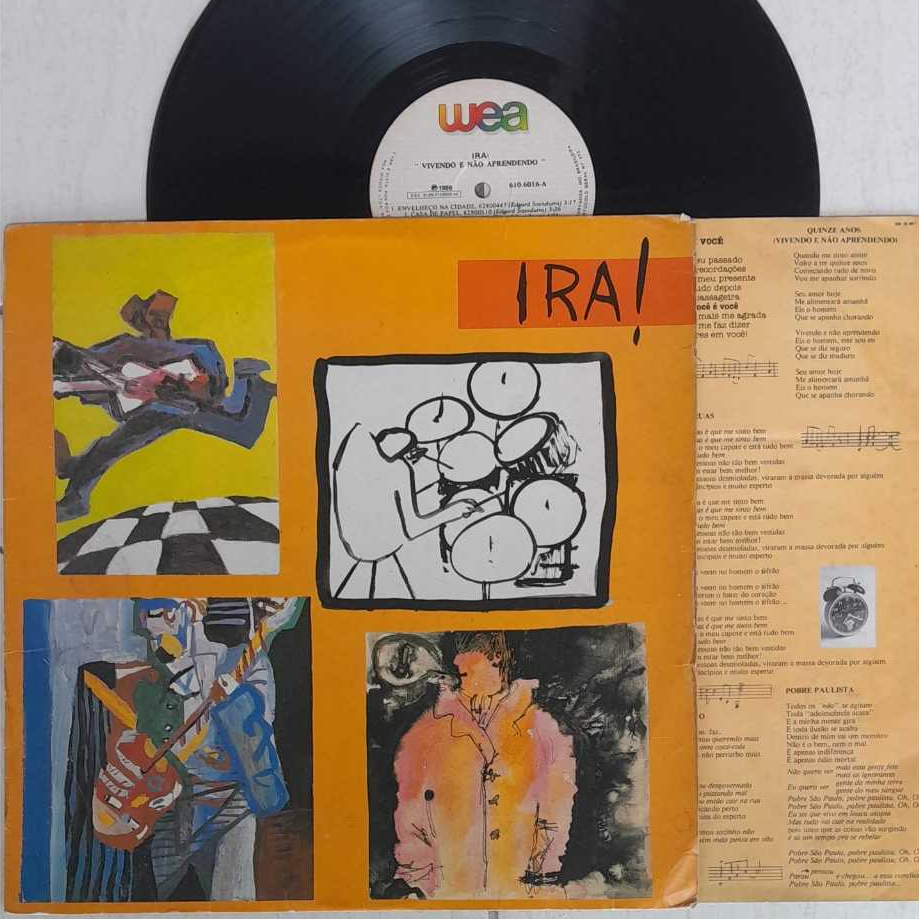 LP Vinil Ira! - Vivendo e Não Aprendendo (1986)