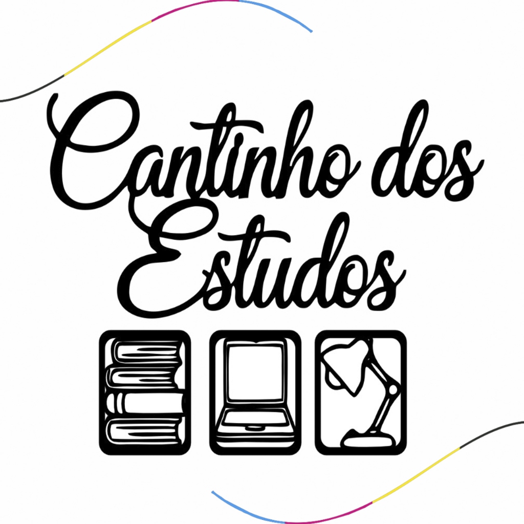 Placa Decorativa Cantinho dos Estudos Design Moderno Preto Fosco Prata quadro mdf em Oferta na Shopee