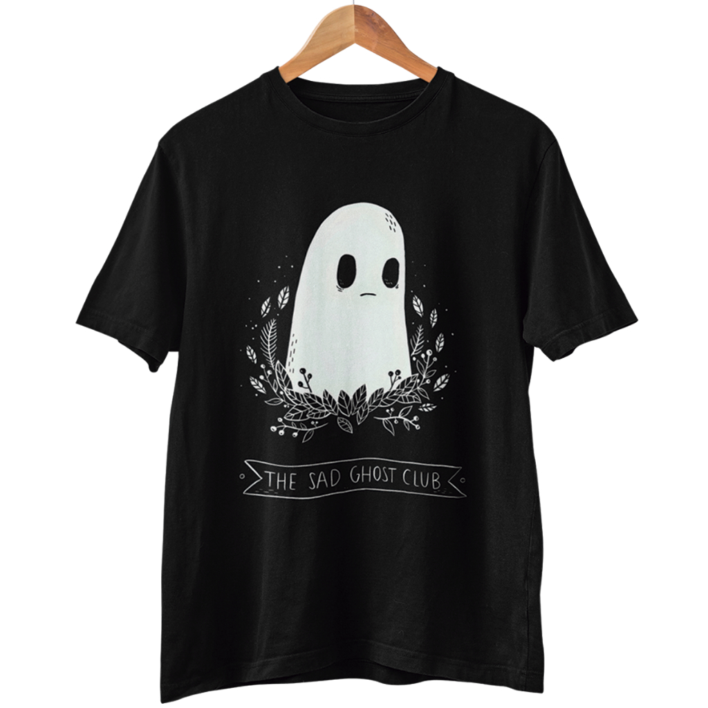 Camiseta The Sad Ghost Club Moda E-Girl Sad Boy Geek Presente