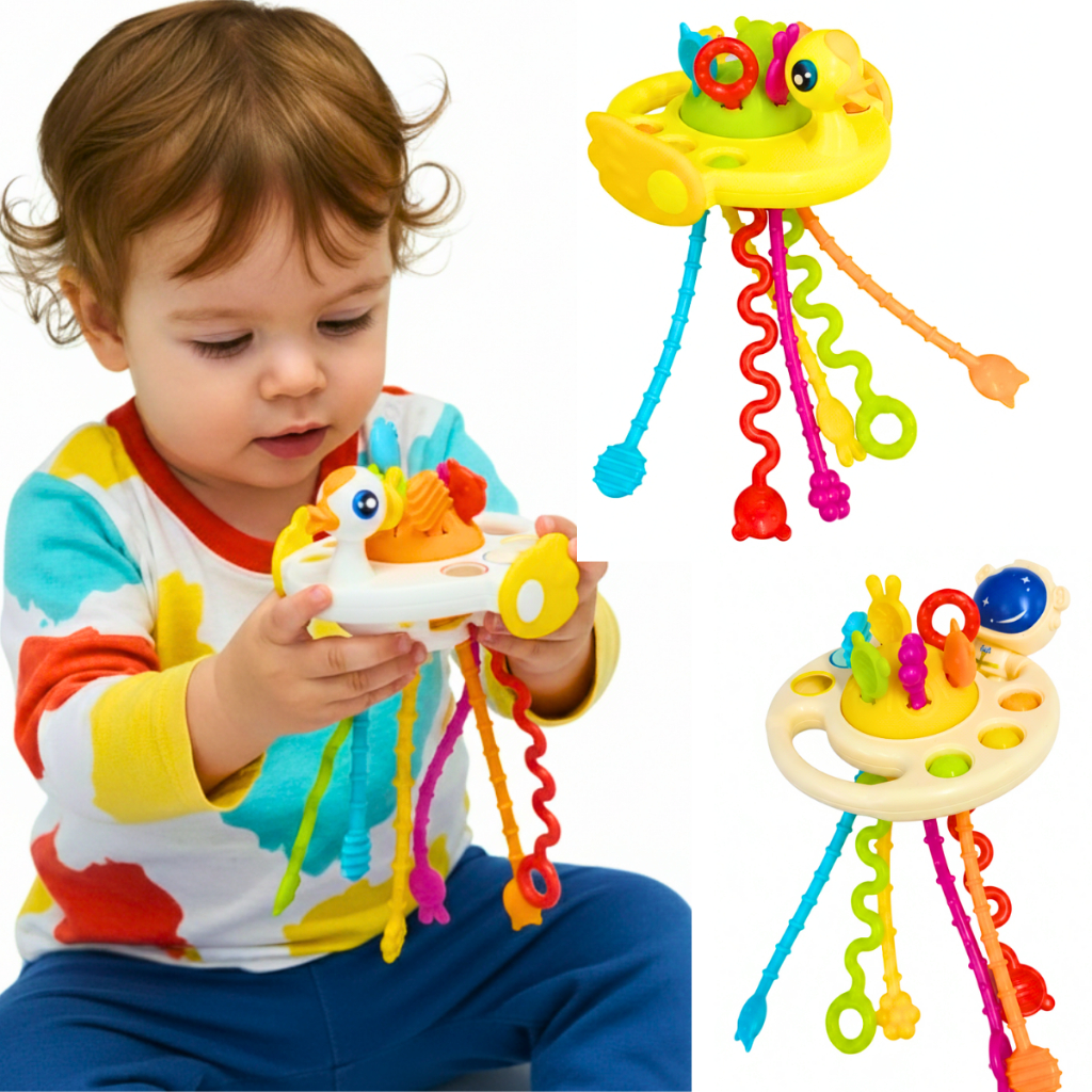 Brinquedos Sensoriais Para Bebês Montessori Mordedor Chocalho Tatil Interativo Polvo em Oferta na Shopee