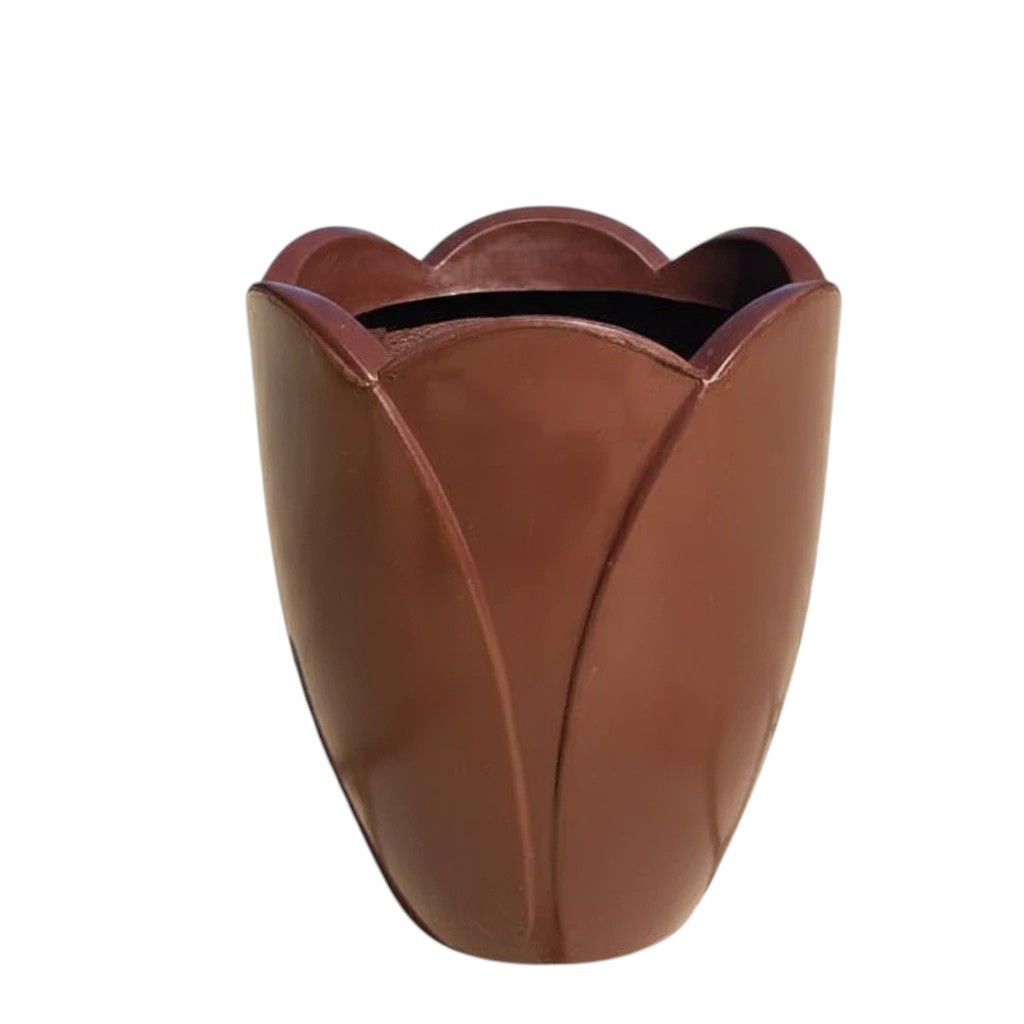 Vaso Redondo Lotus Polietileno G (47CM) Para Plantas, Flor , Durabilidade e Design Moderno para Seu Ambiente