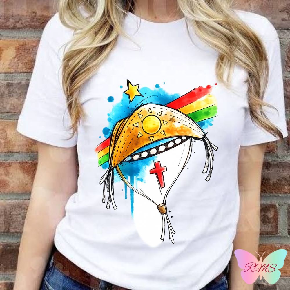 CAMISETA UNISEX BABY LOOK MALHA SUEDE NORDESTINA PERNAMBUCO CHAPEL em Oferta na Shopee