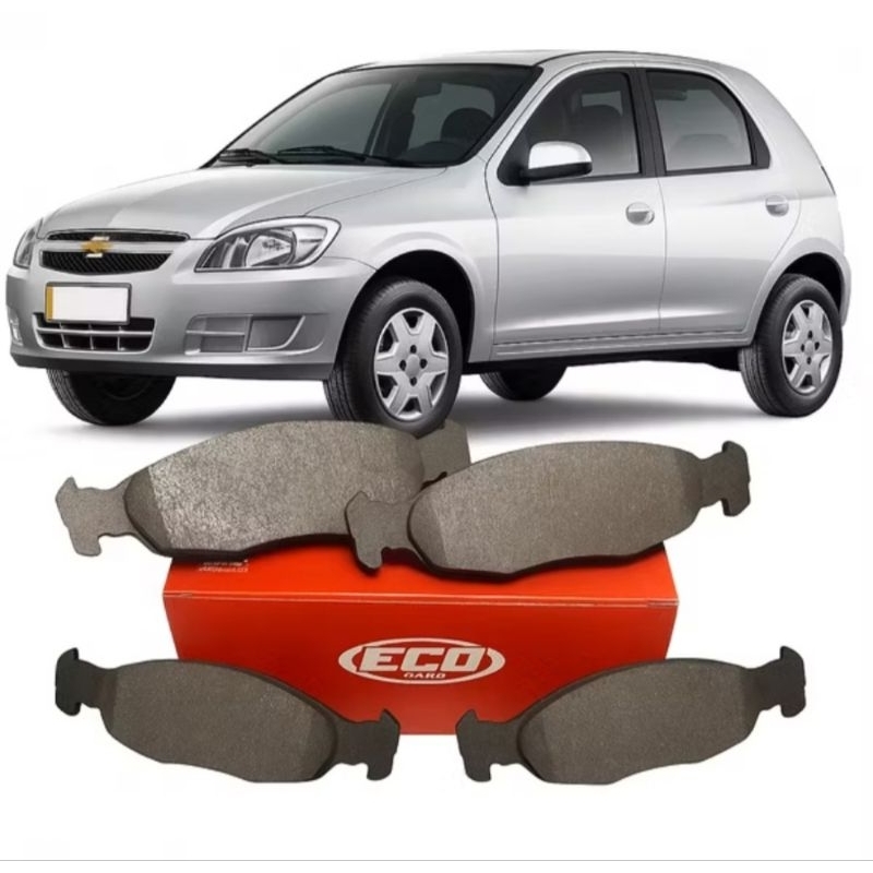 Pastilha de Freio Dianteira ECOPADS ECO1451 – Agile Celta Prisma Corsa Montana | Alta Performance e Segurança