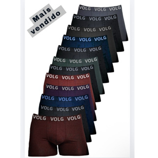 kit com 5 Cueca Boxer juvenil de 14 a 18 anos microfibra em Oferta na Shopee