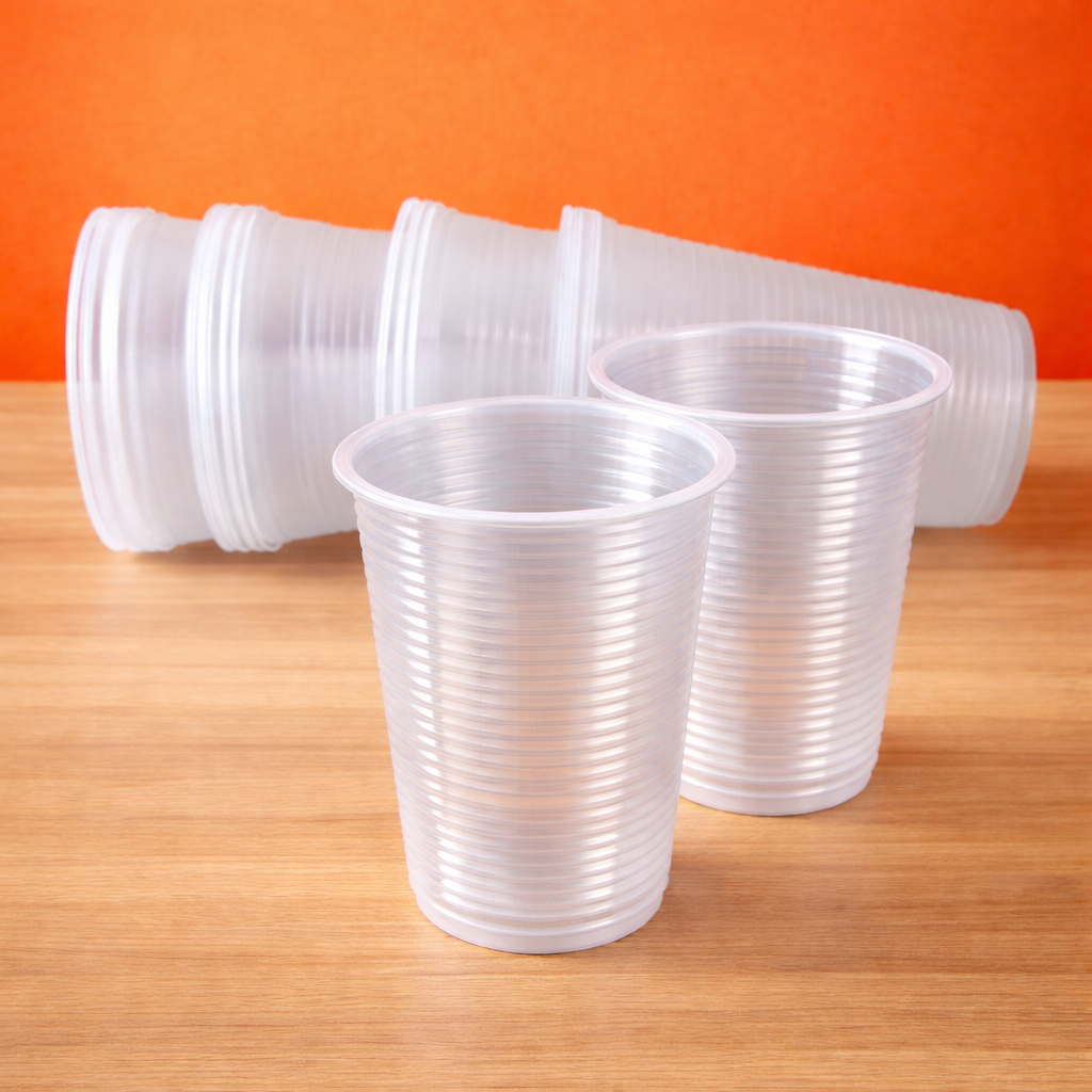 Copo Descartável 200ml Copo para Festa 100/200/300 e 400 unid transparente em Oferta na Shopee