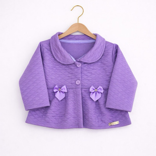 Casaco Bebê Feminino Soft Metalassê Roupa Blusa Menina em Oferta na Shopee