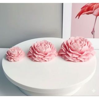 MOLDE DE SILICONE PARA VELA E SABONETE PEONIA REALISTA P/M/G em Oferta na Shopee