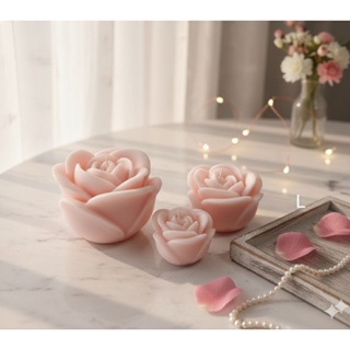 MOLDE DE SILICONE PARA VELA E SABONETE  FLOR PEONIA em Oferta na Shopee