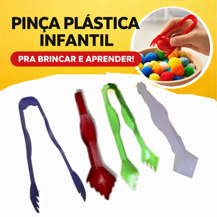 Kit Pinças Infantil Coloridas Coordenação Motora Fina Plástico Pompons 20 Unidades em Oferta na Shopee
