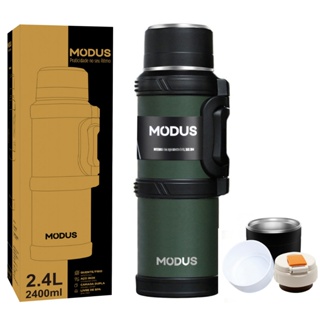 MODUS Garrafa Térmica 2.4 Litros Capacidade Quente Frio Com Isolada Térmico Viagem Garrafa De Água em Oferta na Shopee
